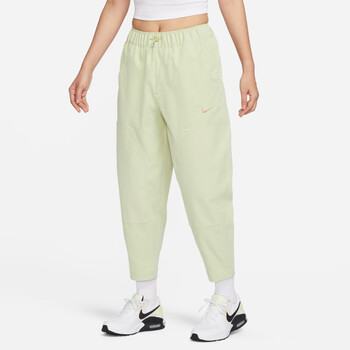 耐克nikesortswear女梭织长裤夏季运动裤宽松耐穿371浅橄榄绿xs