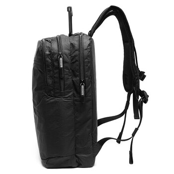 乐上（LEXON）双肩包男15.6/16英寸商务笔记本电脑包男双隔层背包休闲书包黑色