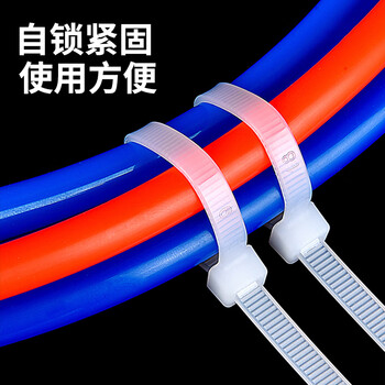 连拓 尼龙扎带自锁电脑扎线带 绑束线带绳理线器 电线整理带线扣固定夹线卡固线夹 约2.5*150mm*200根