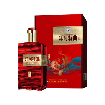 洋河特曲 500mL 52% 洋河洋河特曲绵柔浓香型白酒52度500mL 6瓶洋河特曲珍品整箱-京东
