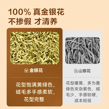 京东京造鲜来多 河南封丘金银花50克自营养生新鲜金银花茶干花草茶泡水喝