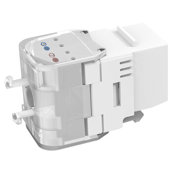 TP-LINK 网络模块 六类CAT6千兆水晶头母座网口插座RJ45电脑连接头180度免打线高端工程级镀金版 TL-EJ602F