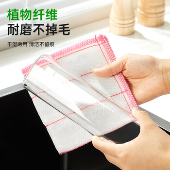 3M思高抹布洗碗布30*30cm3片装 瞬洁6层厨房吸水去油污抹布