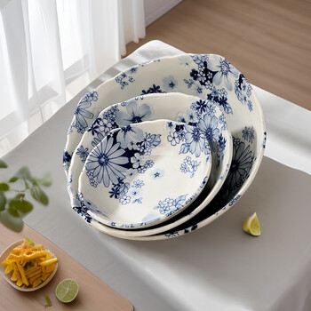 青花汤碗品牌及商品- 京东