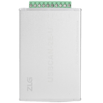 ZLG致远电子  USB转2路CAN盒EMC增强型 新能源汽车CAN总线分析报文采集 智能USBCAN接口卡 USBCAN-2E-U