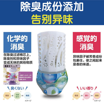 小林制药除臭空气清新剂卫生间消臭元清新柠檬400ml