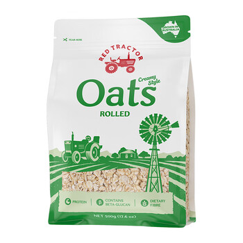 红色拖拉机澳洲进口原粒纯燕麦片冲饮谷物 营养早餐麦片500g 红色拖拉机澳洲进口原粒纯燕麦片冲饮谷物 营养早餐麦片500g