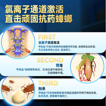 小强恢恢先正达蟑螂药全窝端杀蟑胶饵灭蟑杀虫剂家用厨房一窝端10g
