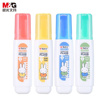 晨光（M&G）12ml修正液学生改正液涂改液修正笔快干消字液消除笔办公学习用12支装MF6001