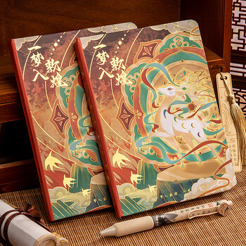 洧宜【全网低价】敦煌文创国潮笔记本本子套装礼盒高考百日誓师礼物生日礼物故宫纪念品手账套装记事本