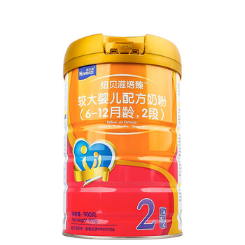 纽贝滋(newbaze) 纽贝滋培臻奶粉2段婴幼儿配方奶粉900g桶 2罐