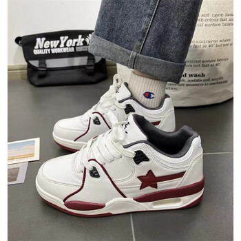 ledp情侣鞋子一男一女两双流星气垫篮球运动鞋轻便舒适秋季户外慢跑鞋