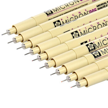 樱花(SAKURA)彩色针管笔勾线笔 005号0.20mm(蓝色) 日本进口签字笔绘图水笔 学生儿童美术绘画描边手绘设计