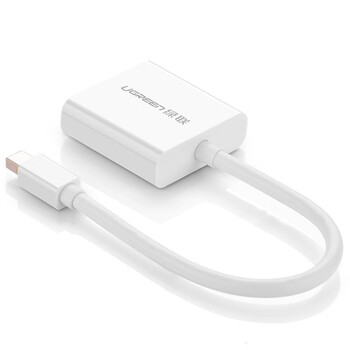 绿联  Mini DP转DVI转换器 迷你dp雷电转接头 支持苹果微软Surface笔记本电脑接显示器投影仪10402