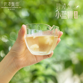 碧潭飘雪茉莉花茶 峨眉山特级50g*2双罐茶叶礼盒装 伴手礼35004