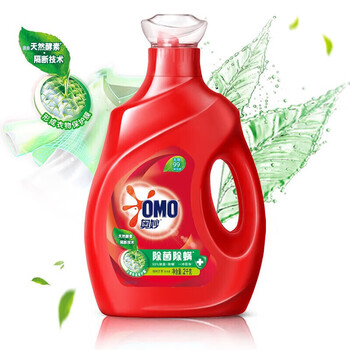 奥妙（OMO） 除菌除螨2KG长久抑菌去污洁净+除菌除螨洗衣液400g*3 6.4斤装
