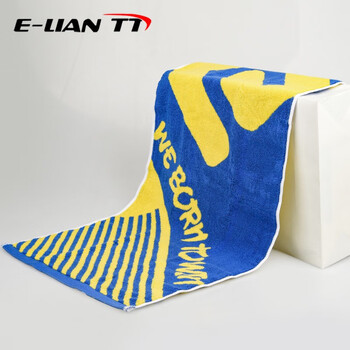 莹恋严选WINION 运动毛巾吸汗乒乓球羽毛球擦汗毛巾 蓝黄色