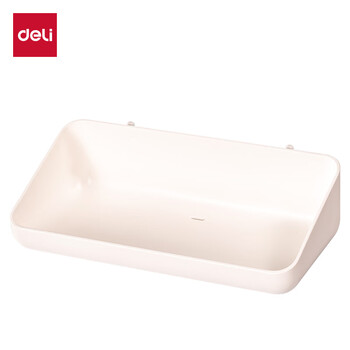 得力（deli）洞洞板托盘免打孔书桌电脑桌书架上墙面厨房置物架衣柜收纳丹麦高端设计 XDM51