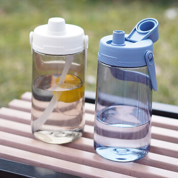 乐扣乐扣（LOCK&LOCK）大容量水壶运动吸管水杯健身便携冷水壶2L 黑色ABF795BLK