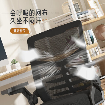 奈高电脑办公椅子学生宿舍学习椅升降职员椅家用人体工学座椅-R3
