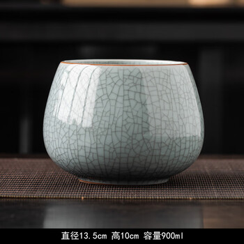中国　哥窯　青磁　金絲鉄線　花文茶碗　金継ぎ直し　時代箱　C　6602 哥窑金丝铁线价格报价行情- 京东
