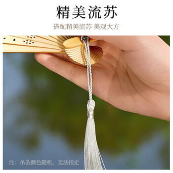 葆氏扇子中国风折扇女士绢布古典扇子夏季汉服旗袍拍照儿童舞蹈道具