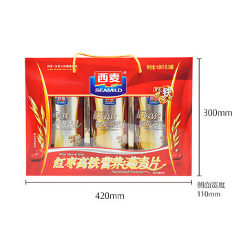 西麦红枣高铁燕麦片礼盒1050g谷物早餐营养代餐重阳送礼佳品 西麦红枣高铁燕麦片礼盒1050g谷物早餐营养代餐重阳送礼佳品