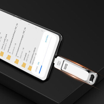 DM大迈 512GB Type-C USB3.1 手机U盘 金属PD168 双接口手机电脑两用优盘