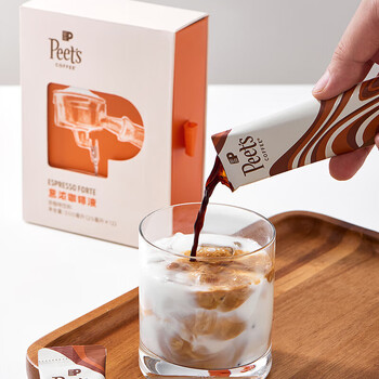 皮爷咖啡皮爷意浓咖啡液浓郁巧克力坚果风味浓郁300ml 1盒（25ml*12条）