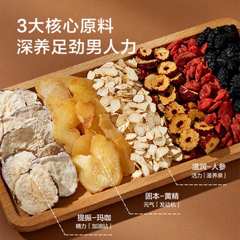 京东京造鲜来多人参五宝茶150g(5g*30)【京东自营】滋补茶可定制养生茶