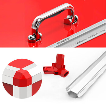 金隆兴 党员大会公司KT选举投票箱投票选举箱铝合金投票箱票箱选票箱集票箱选举箱中号铝制可拆装 B095