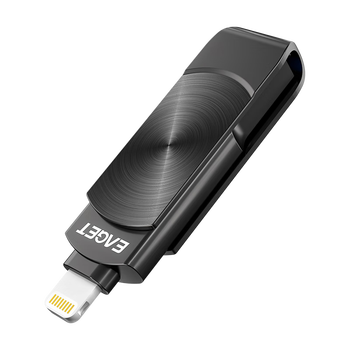 忆捷 苹果U盘 USB3.0 Lightning接口手机电脑两用优盘高速传输即插即用 i66Plus-1T