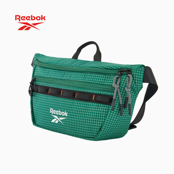 锐步防泼水耐磨轻量胸包 户外旅行多场景单肩斜挎包 可调节肩带 绿色