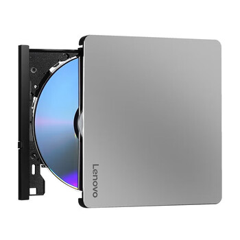 联想（Lenovo）8倍速 铝合金材质 Type-C/USB接口 外置光驱 DVD刻录机 移动光驱(Windows/苹果系统/DB85)