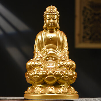 大日如来 大日如来 古美金 15cm