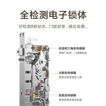 小米智能门锁E20 WiFi版 指纹锁电子锁密码锁防盗门锁