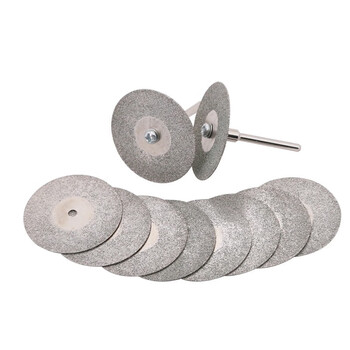 捷立（GeeLii）砂轮片 电磨金刚砂切割片 金属玻璃金刚石锯片50mm 10片装 55308