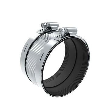 永利尚 201不锈钢管束铸铁管卡箍 PVC管强力卡排下水管柔性抱箍接头 5寸/76mm【2个】