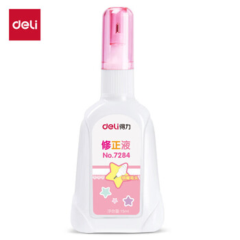 得力(deli)15ml修正液学生涂改液 改正液 不锈钢笔头修正笔 颜色随机生日礼物修正带 得力(deli)15ml修正液学生涂改液 改正液 不锈钢笔头修正笔 颜色随机生日礼物修正带