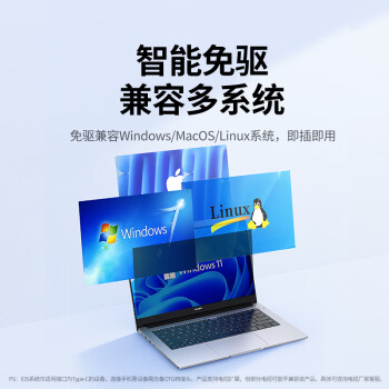 绿联 USB分线器3.0接口转换器四合一扩展坞转接头HUB集线器USB延长线一拖多笔记本/台式机转换器 2米