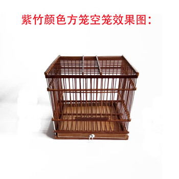 鳥籠 秀眼江南籠 四方繡眼小籠子手工竹籠上層清漆銹眼金絲雀文化公園鳥籠黃騰鳥