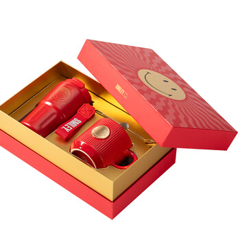 SMILEY SY-HBH7101 红韵时光套装 咖啡杯400ml+马克杯350ml 套 红色