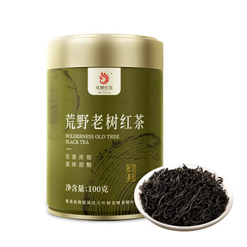 凤牌 云南凤庆滇红特级 荒野老树60年以上 红茶100g罐装 茶叶 中华老字号