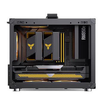 乔思伯（JONSBO）C6 MAX 黑色 手提式MATX机箱（侧透/四面MESH板/5风扇位/SFX/ATX电源/≤170mm散热器/335mm显卡）