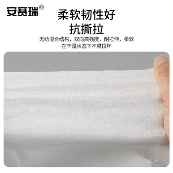 安赛瑞 工业擦拭纸 吸油吸水车间无尘纸 10x10cm 1200片  7C00099
