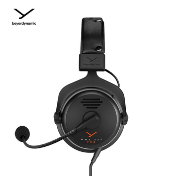 拜雅（beyerdynamic）MMX 330 PRO 头戴式带线控高端旗舰级电竞游戏耳机三角洲FPS游戏专用听声辨位 48欧姆【送礼推荐】
