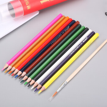 晨光(M&G)文具12色水溶性彩色铅笔学生美术填色含画笔红筒装AWP36809儿童生日礼物女孩手工热门商品 晨光(M&G)文具12色水溶性彩色铅笔学生美术填色含画笔红筒装AWP36809儿童生日礼物女孩手工热门商品