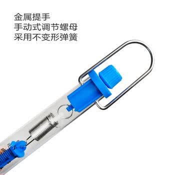 舜江 弹簧秤 小学科学初中物理力学实验器材教学仪器 5N圆筒测力计