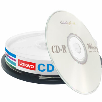 联想（Lenovo）CD-R 光盘/刻录盘 52速700MB 办公系列 桶装10片 空白光盘