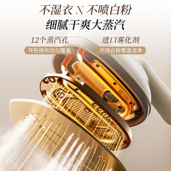 苏泊尔（SUPOR）【干湿双熨】手持挂烫机17g/min大蒸汽100ml家用熨烫机小型便携式拼豆电熨斗EGH-923B团购礼物